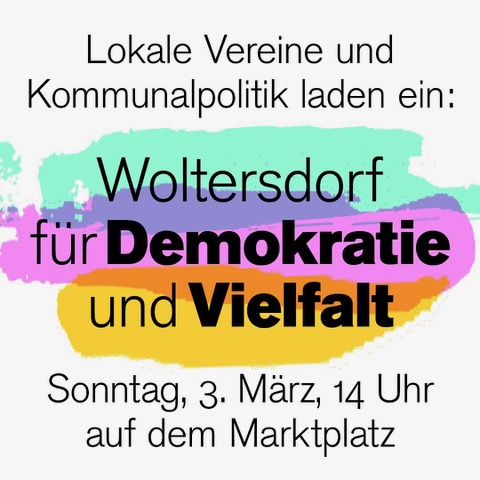 Woltersdorf für Demokratie und Vielfalt